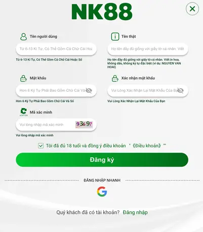 NK88 Dang Ky